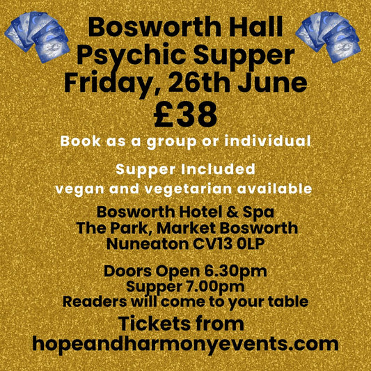 Bosworth Hall Psychic Supper - June 2026