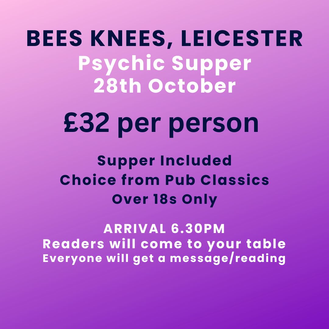Bees Knees Psychic Supper - October 2026